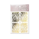 Nails Stickers Animal Print Gold n°3