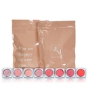 Sparkling coral glitters set - 8pcs